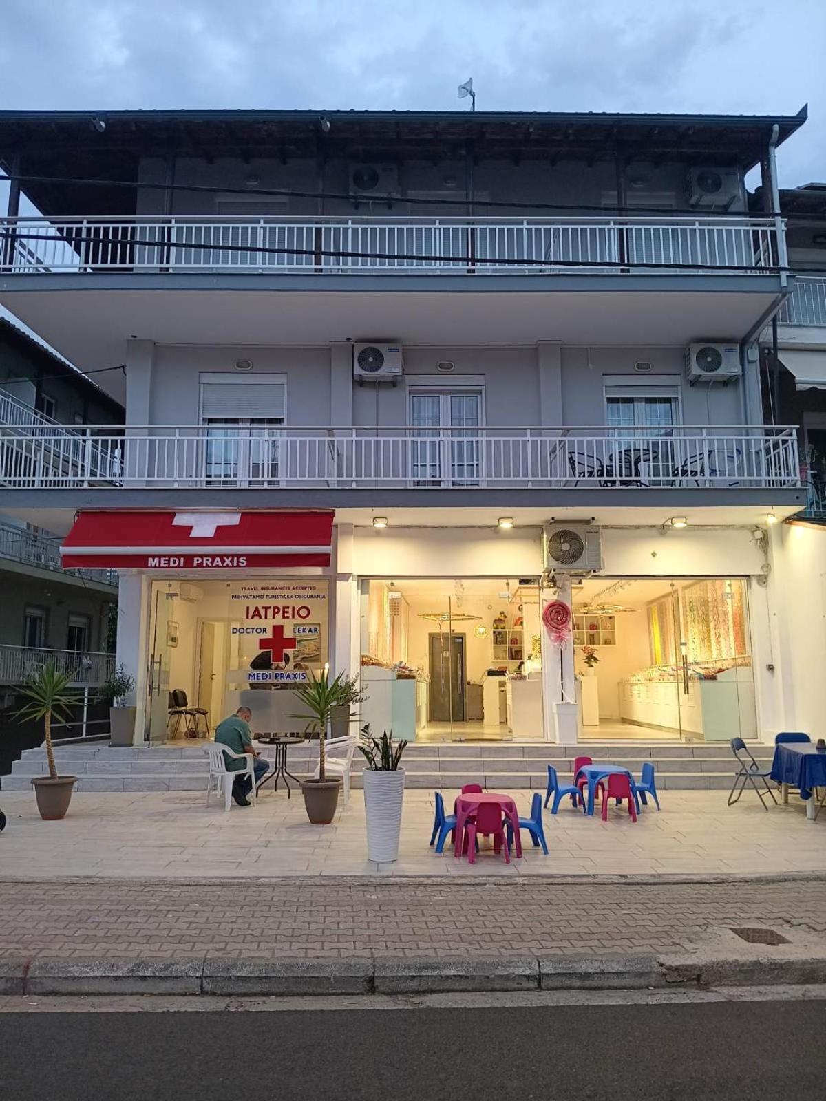 Oasis Blue Inn Лептокария Экстерьер фото